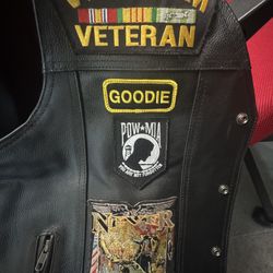 Leather Vest Patch Sewing  Or Purchase