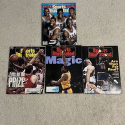 Vintage Sports Illustrated Magazines Basketball Dream Team