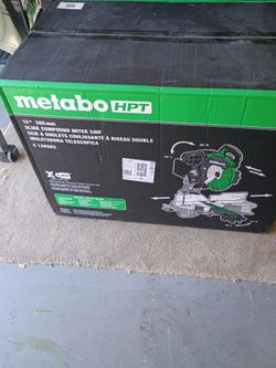 Metabo 12" sliding duel bevel miter saw