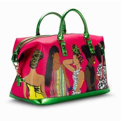 The Squad Flirty Pink Duffle Bag