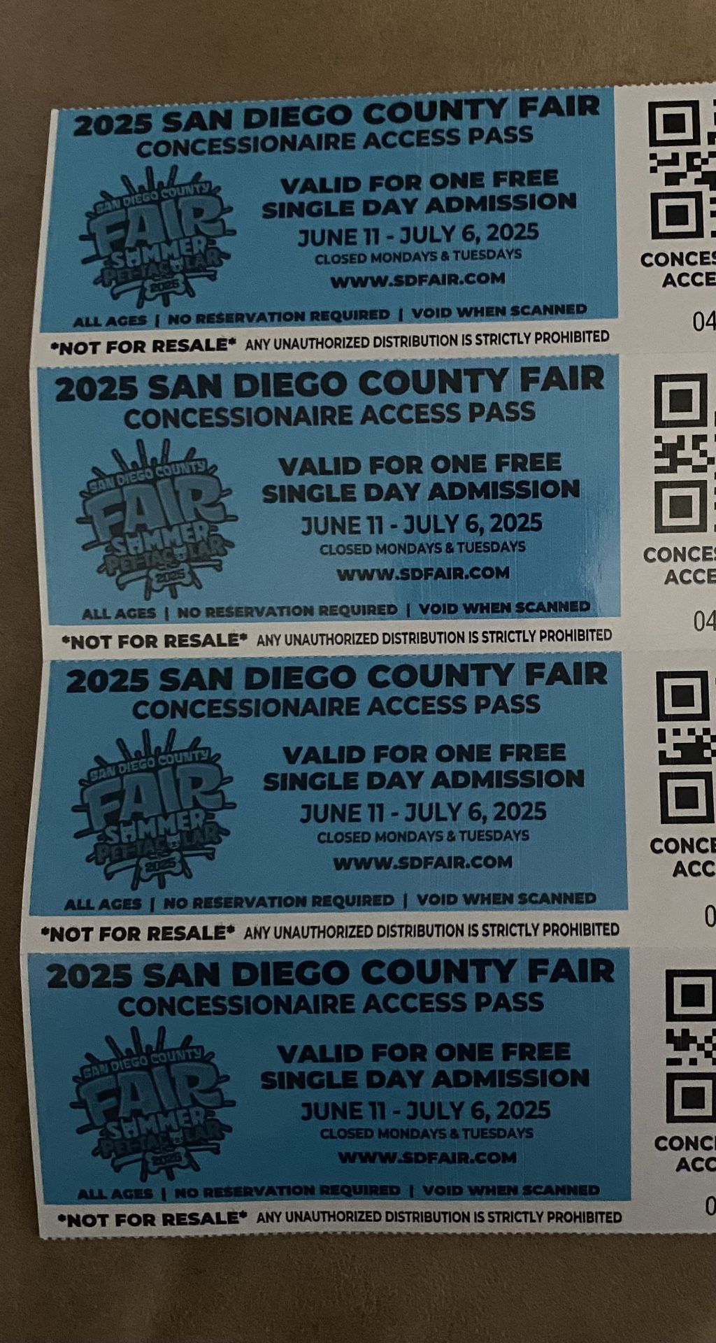 San Diego County Fair Tickets