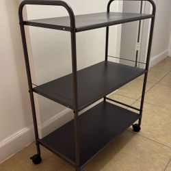 Grey Rolling Cart