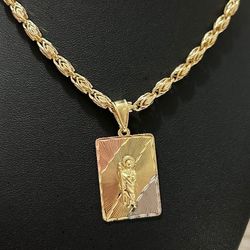 San Judas With Turkish Chain