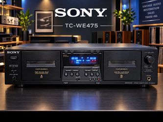 Sony TC-WE475 Double Cassette Deck - Serviced