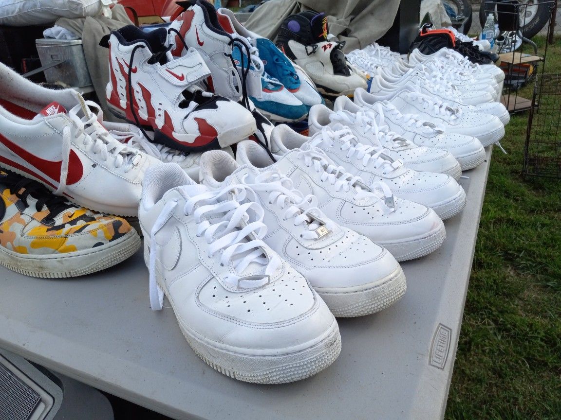 Air Force 1s. Puma, Reebok, Fila