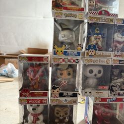 10 Inch  Funkos (Ad Icons,pokemon,misc)