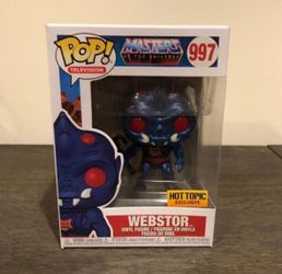 Funko Pop TV #997 Webstor Metallic Masters Of The Universe Hot Topic