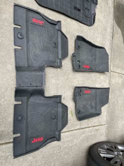 Jeep Wrangler All Weather Floor Mats (Mopar)