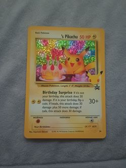Pokemon Birthday Pikachu