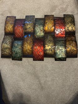 Multi-Panel Metal Wall Art Decor
