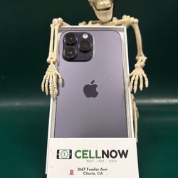 iPhone 14 Pro Max Unlocked 128GB - Purple w/ Box