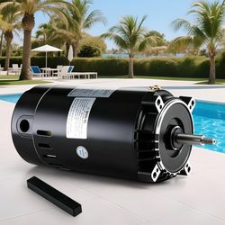 Pool Pump Motor 1 HP Swimming Pool Pump Motor Replacement for Hayward Super Pump MaxFlo, Super II, Northstar & ja-cuzzi Magnum Pumps SP2607X10, 115/23