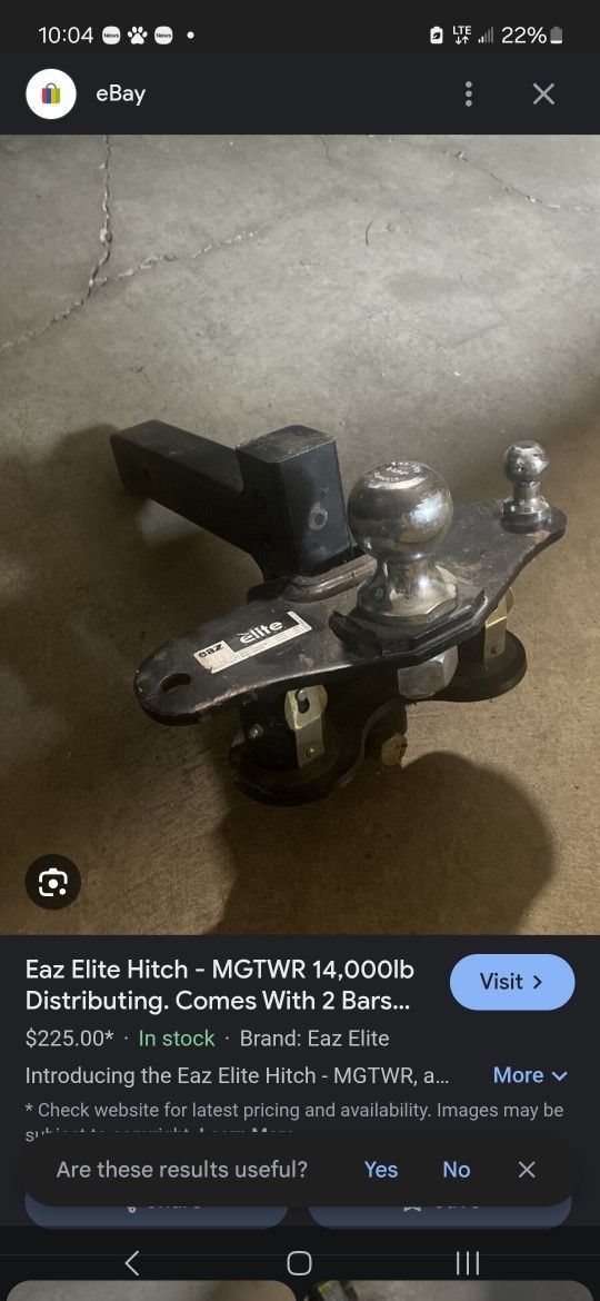 Elite Round Bar Rv Hitch