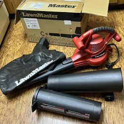 Lawn Master Corded Leaf Blower/vacuum 