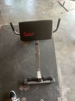 Lower back workout bench