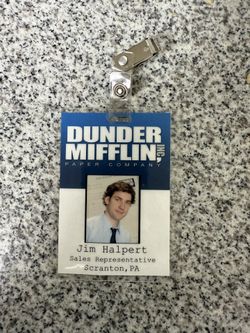 The office Jim Halpert ID Badge 