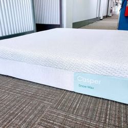 Casper Snow Max King Mattress – Like New, 85% Off Retail