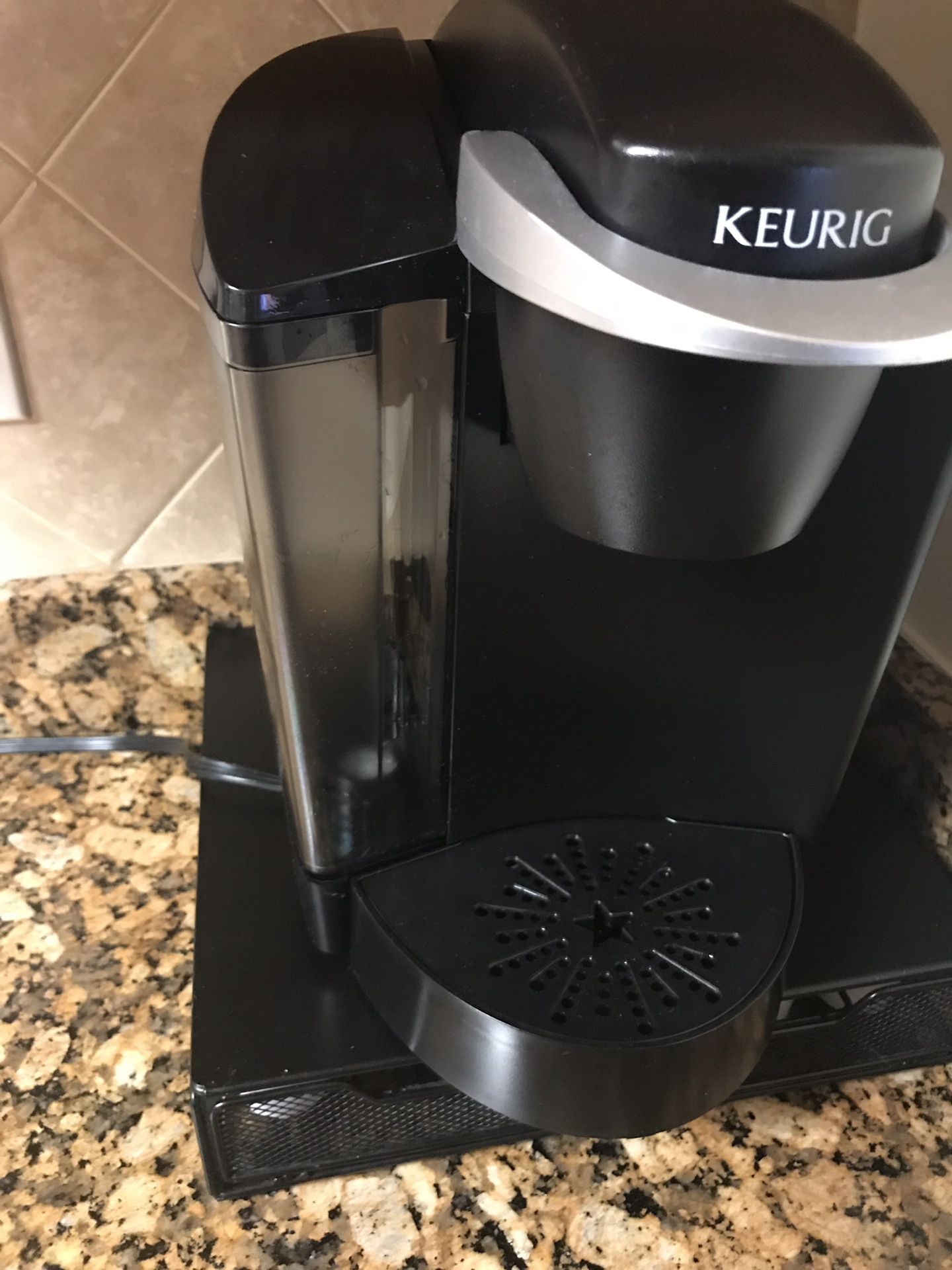 HARDLY EVER USED Keurig machine with stand