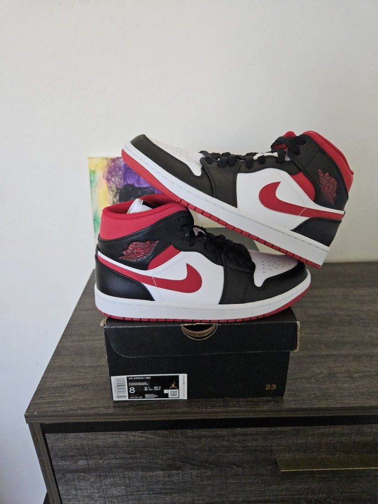 Size 8 - Gym Red Jordan 1's - $120