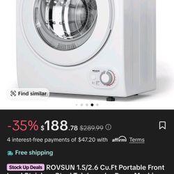 Portable Washer And Dryer 