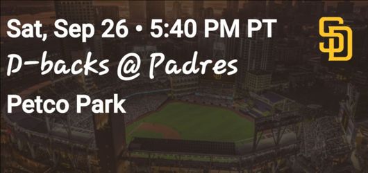 2 Padre tickets