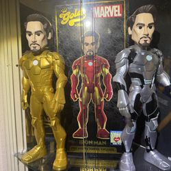 Funko Vinyl Gold 18" Marvel Iron Man 4 Piece LE Set