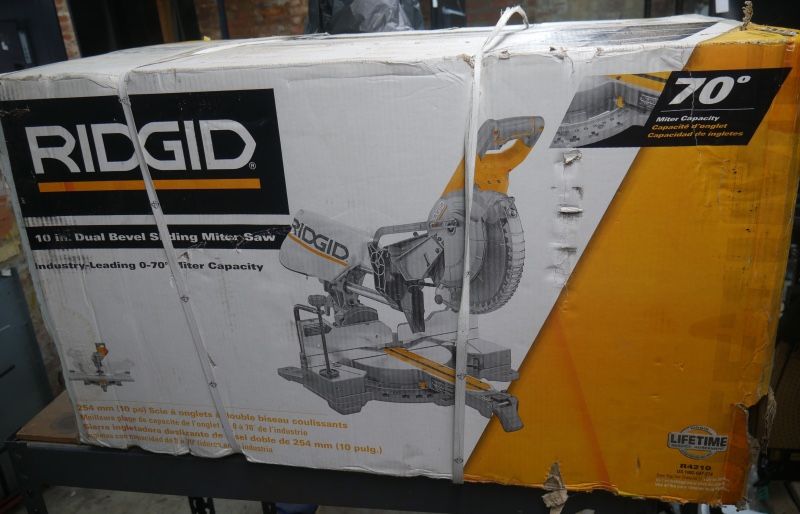 ridgid miter saw new in box R4(contact info removed)50-1