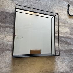 Square Shelve Mirror 24x24x3