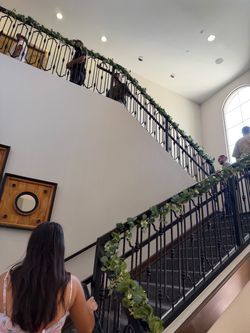 Artificial eucalyptus garlands
