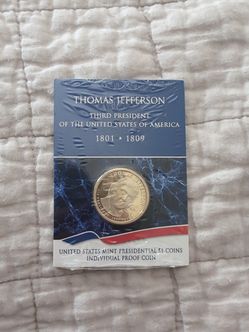 Thomas Jefferson proof coin $1