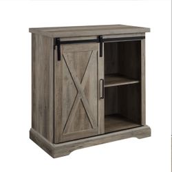 Sliding door Accent Cabinet 