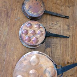 Antique Copper Pans