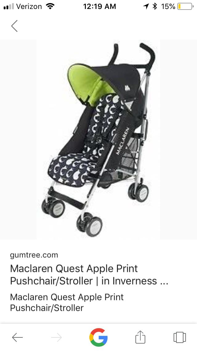 Maclaren stroller- limited edition print