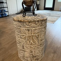 Decorative Stand and Sculpture