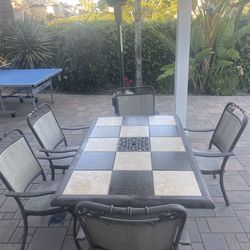 Outdoor Dining Table and Chairs