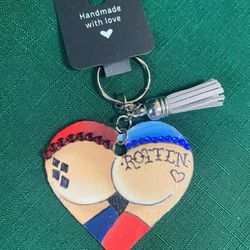 Joker & Harley Quinn Keychain Set 