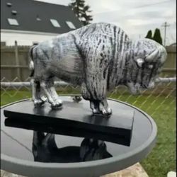 The Silver Buffalo Statue