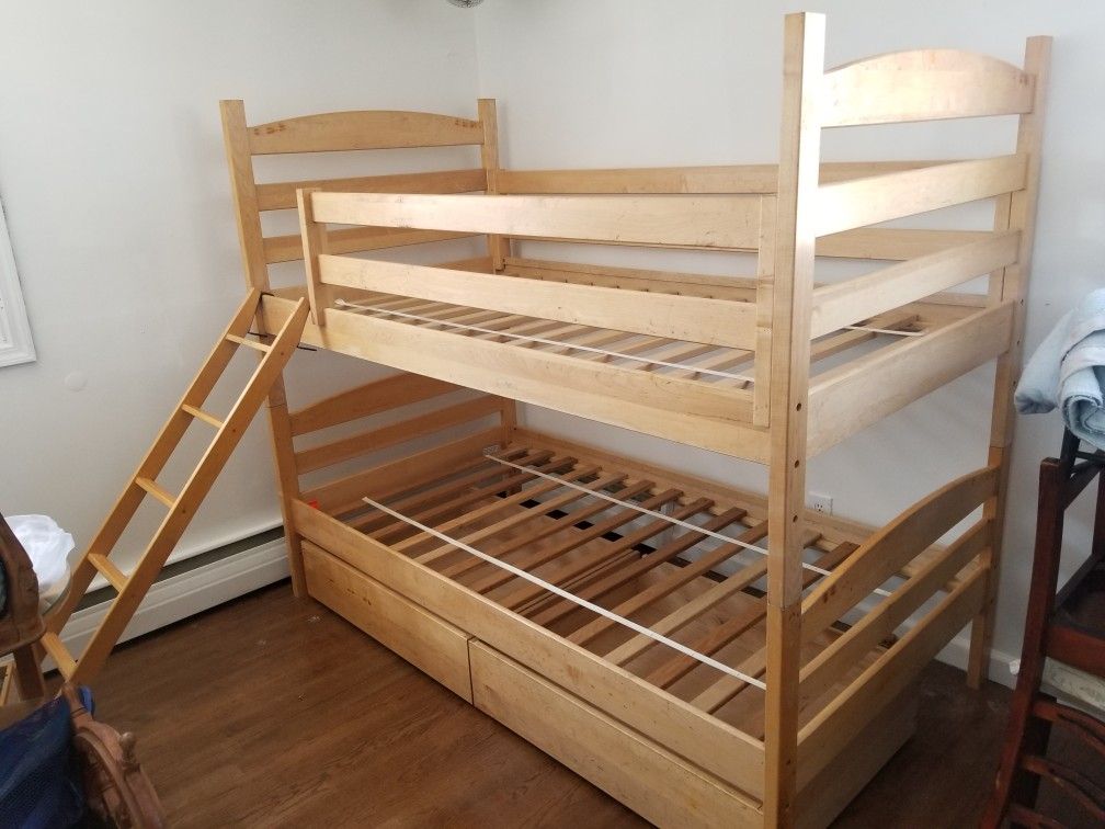 Bunk Beds - Solid Maple Manufactured by Vermont Precision Woodwork