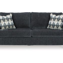 Ashley Furniture Abinger Sofa and Loveseat Set With Pillows
