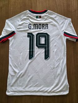 NEW GILBERTO GIL MORA MEXICO NATIONAL TEAM JERSEY WHITE S M L