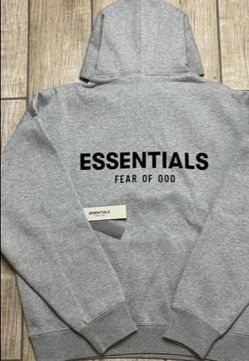 Fear of God Essentials Grey Hoodie