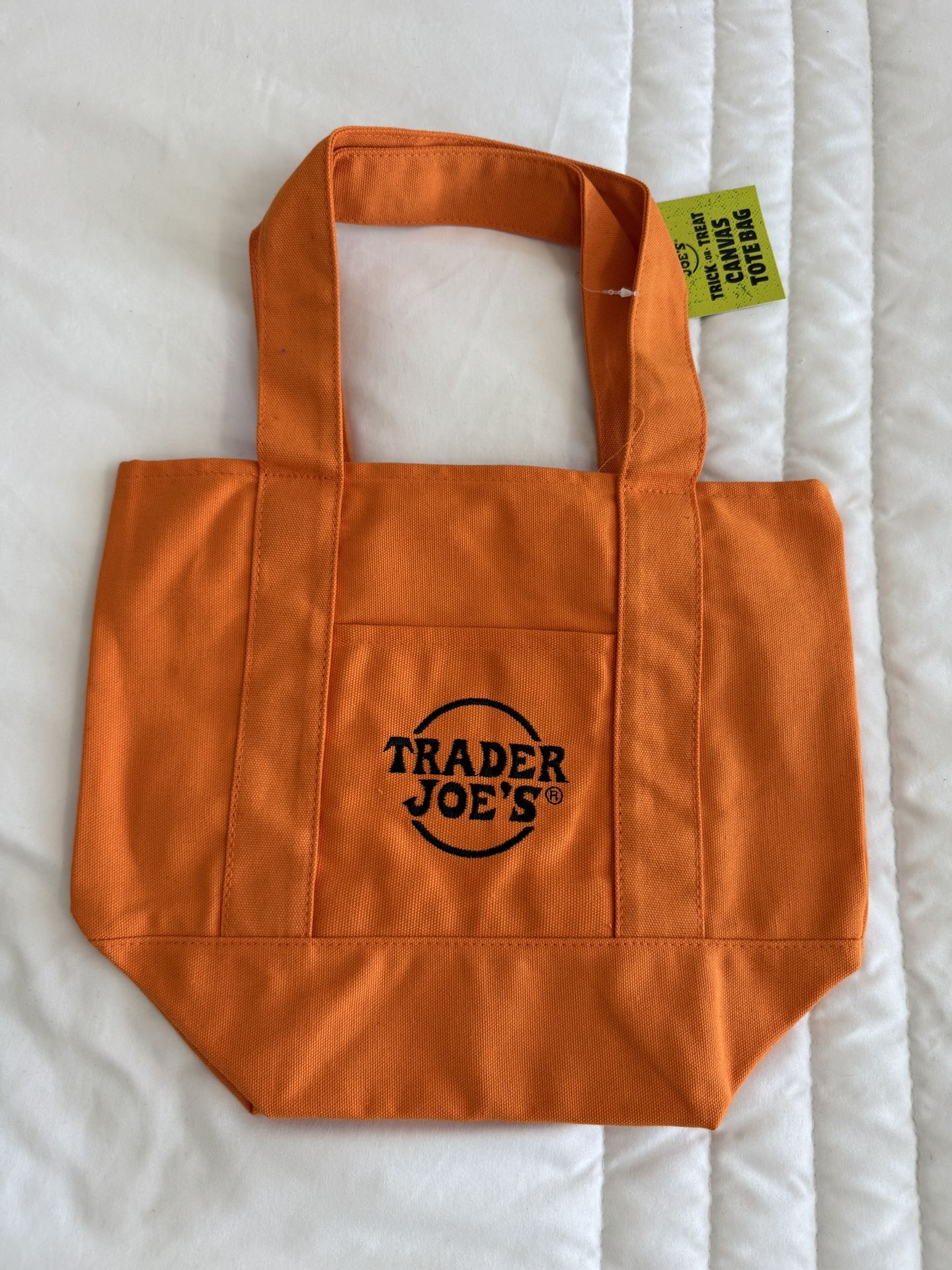 Orange Trader Joes Mini Canvas