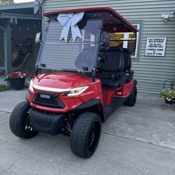 Red Venom 2024 Street Legal Golf Cart 