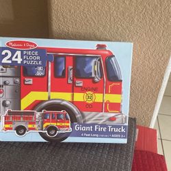 Giant Fire Truck Puzzle