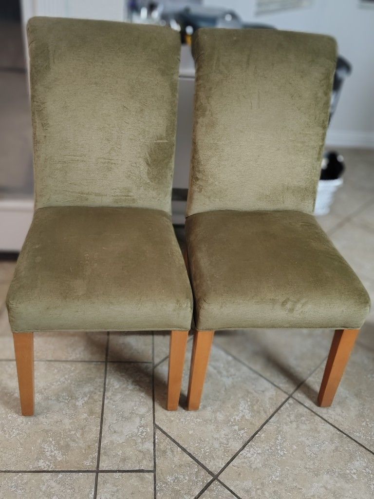 Velvet Dining Chairs (2)