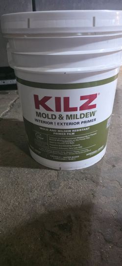 KILZ Mold & Mildew Interior/Exterior Primer 5 Gallon