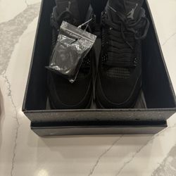 Retro Black Cat Jordan 4s Brand New Size 10