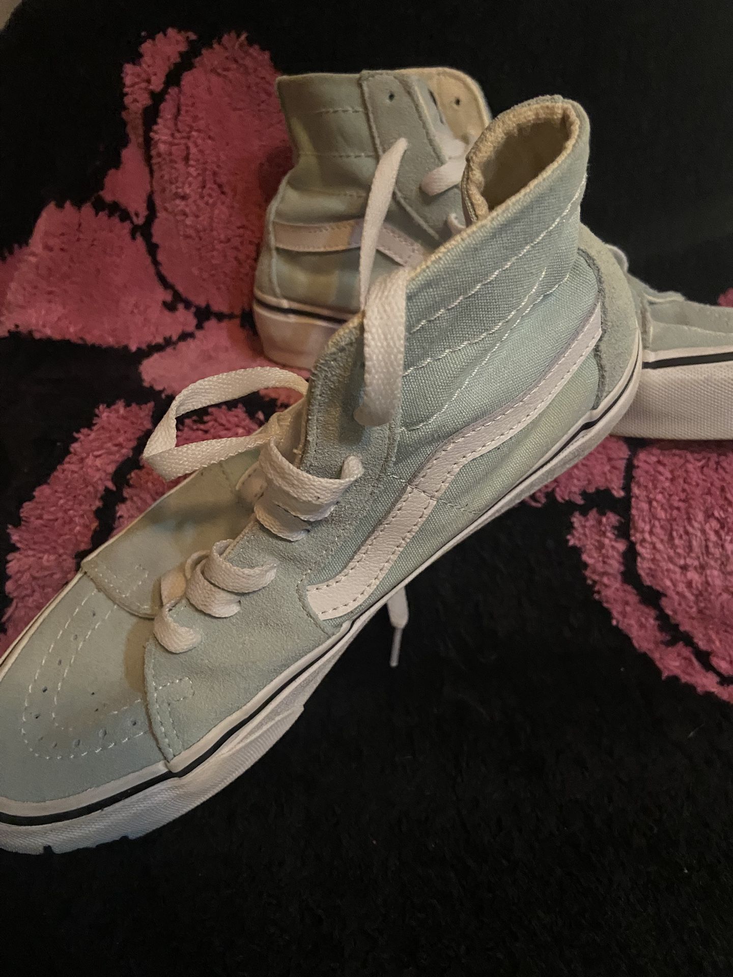 Pre Loved Vans Sk8-Hi Tapered Hi Tops Canal Blue Women's Size 7