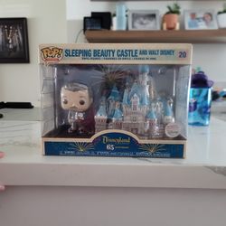 Funko Pop - Sleeping Beauty Castle And Walt Disney 20 - $80 Firm