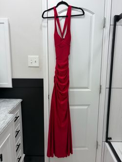 Elegant Red Bodycon Formal Dress